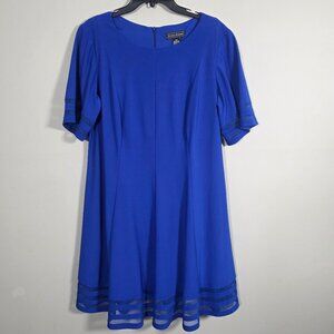 Jessica‎ Howard Dress Blue 16W knee length